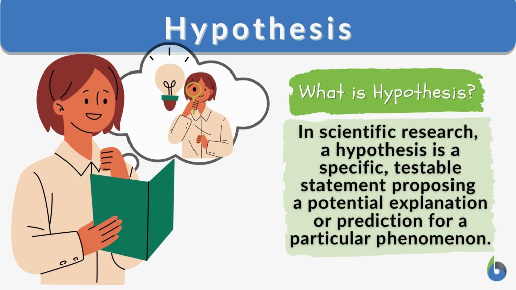 example of scientific hypothesis prediction