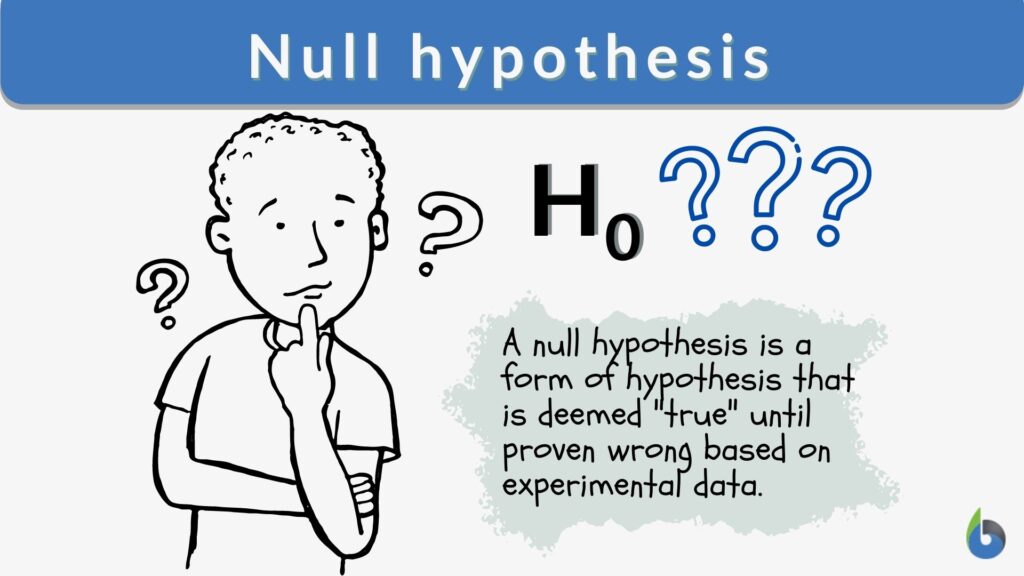 is null hypothesis for sample or population