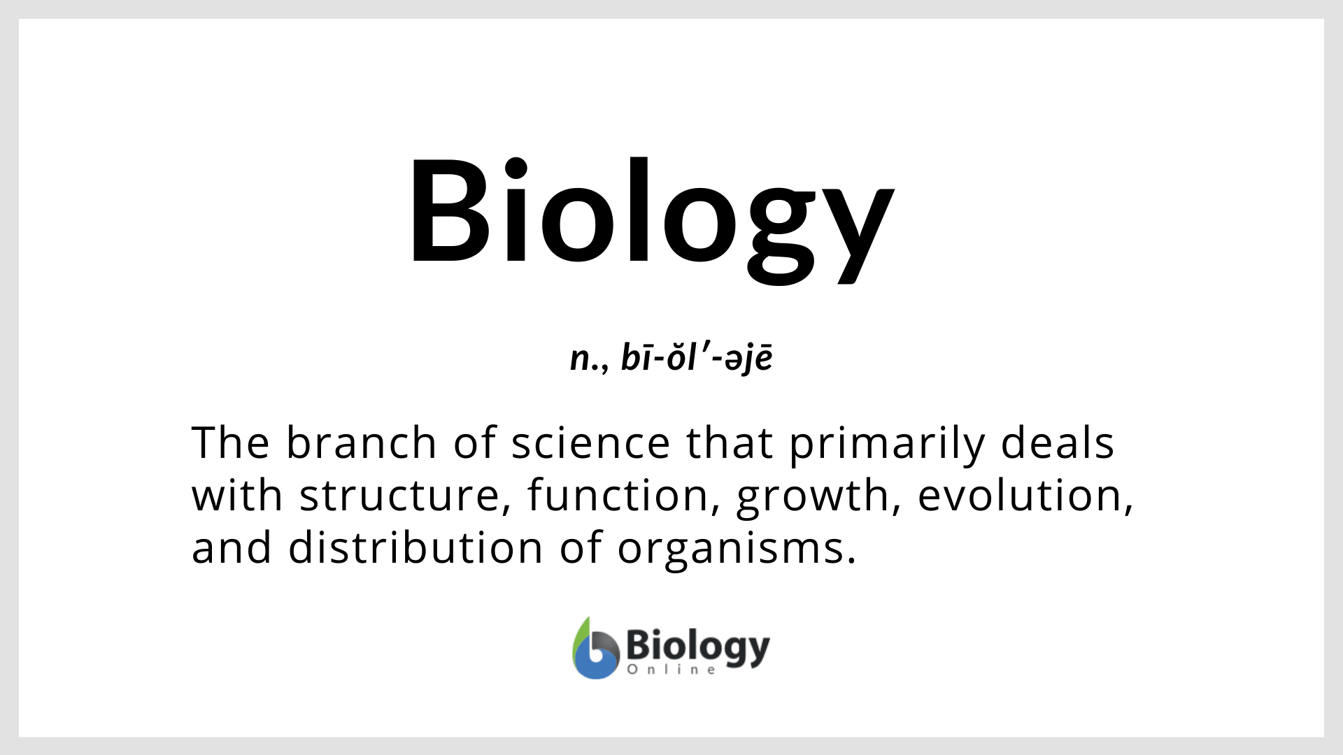meaning of biography in biology