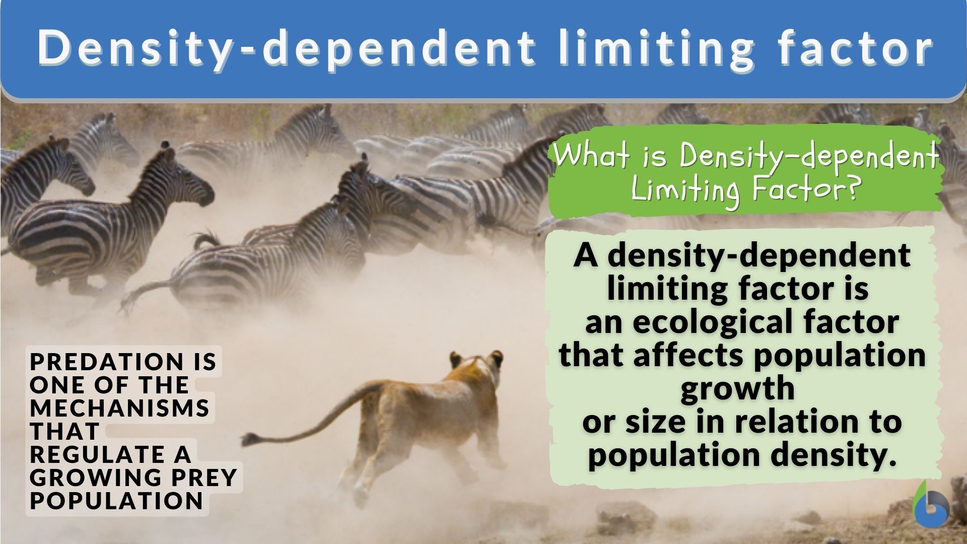 Density dependent limiting factor Definition and Examples Biology